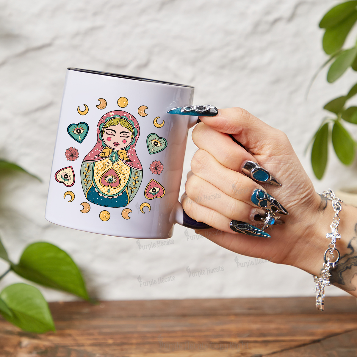 Purplehecate Nesting Doll Mug