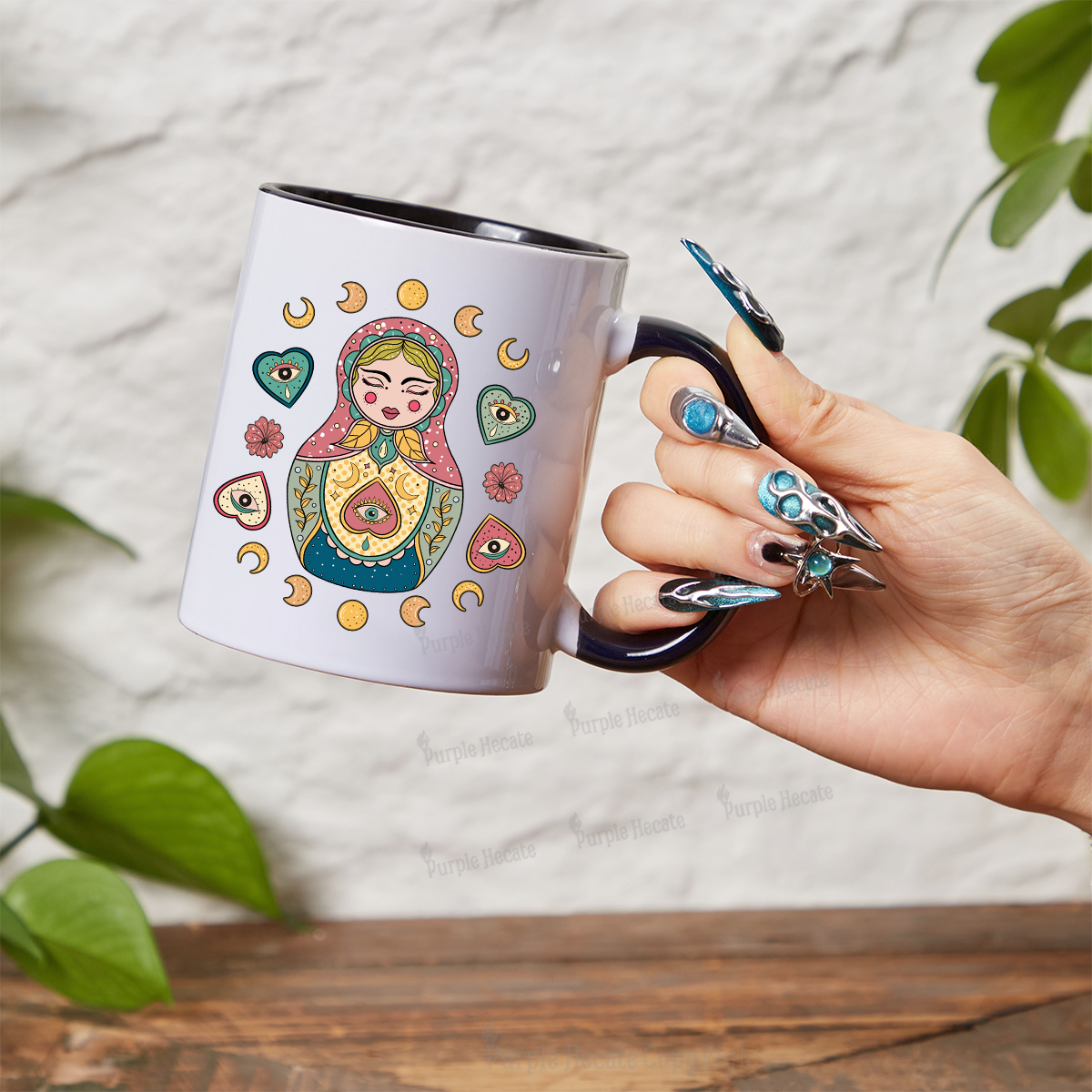 Purplehecate Nesting Doll Mug