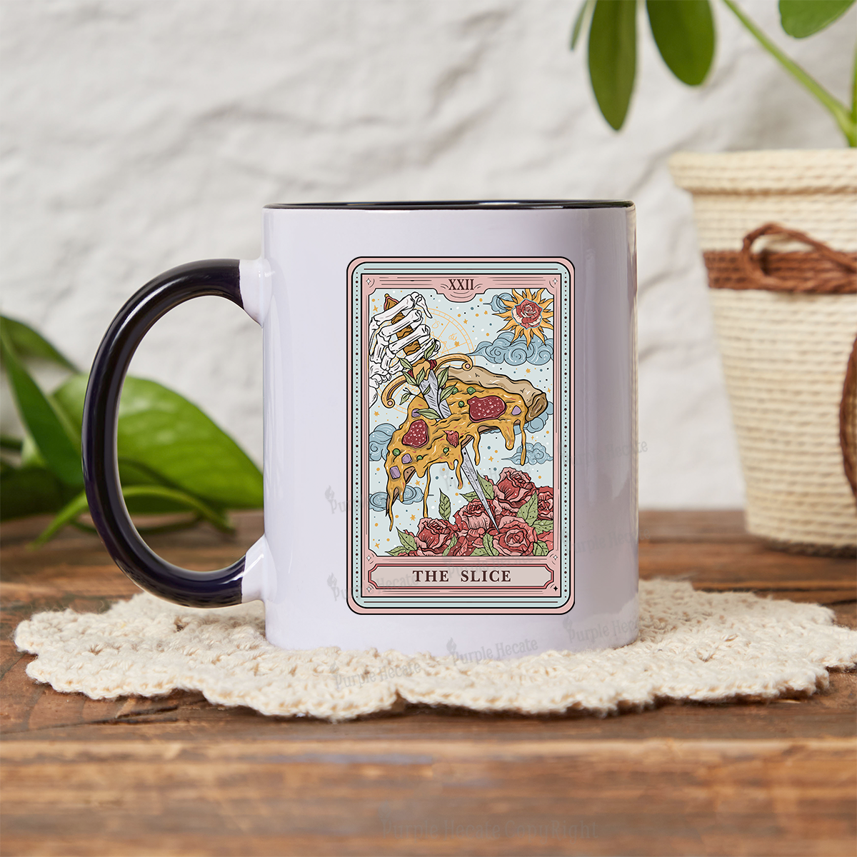 Purplehecate The Slice Tarot Mug