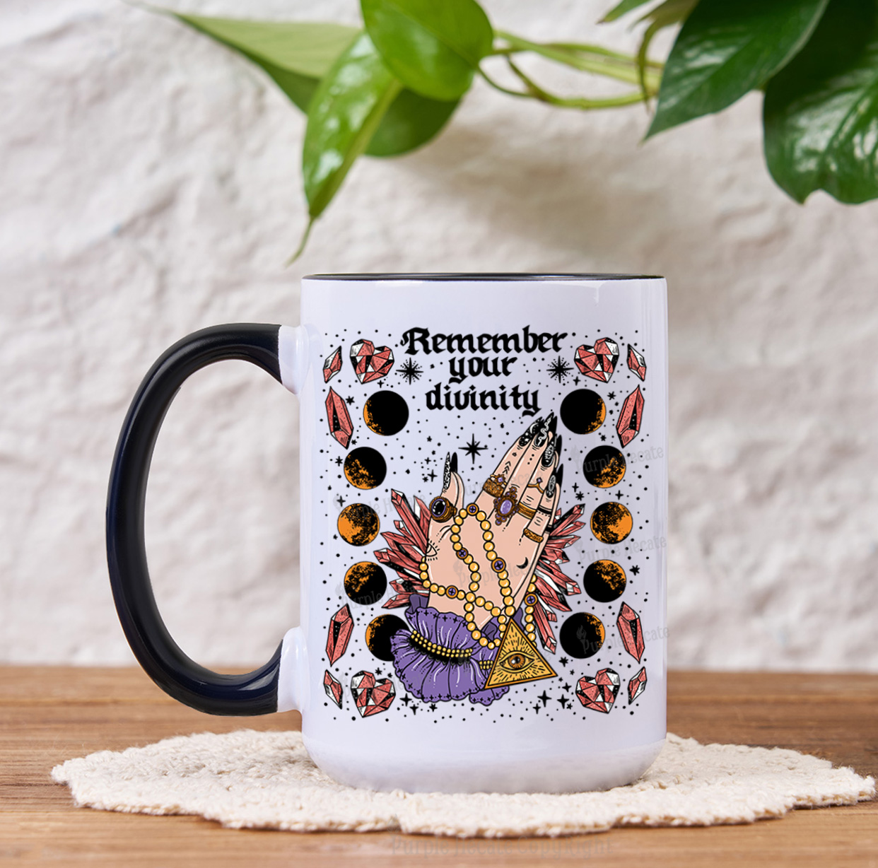 Purplehecate Remember Your Divinity Mug