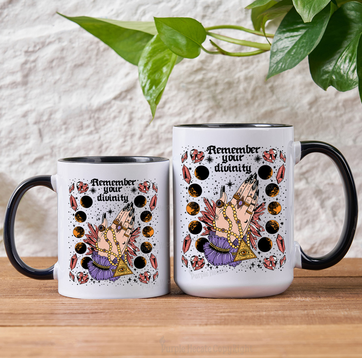 Purplehecate Remember Your Divinity Mug