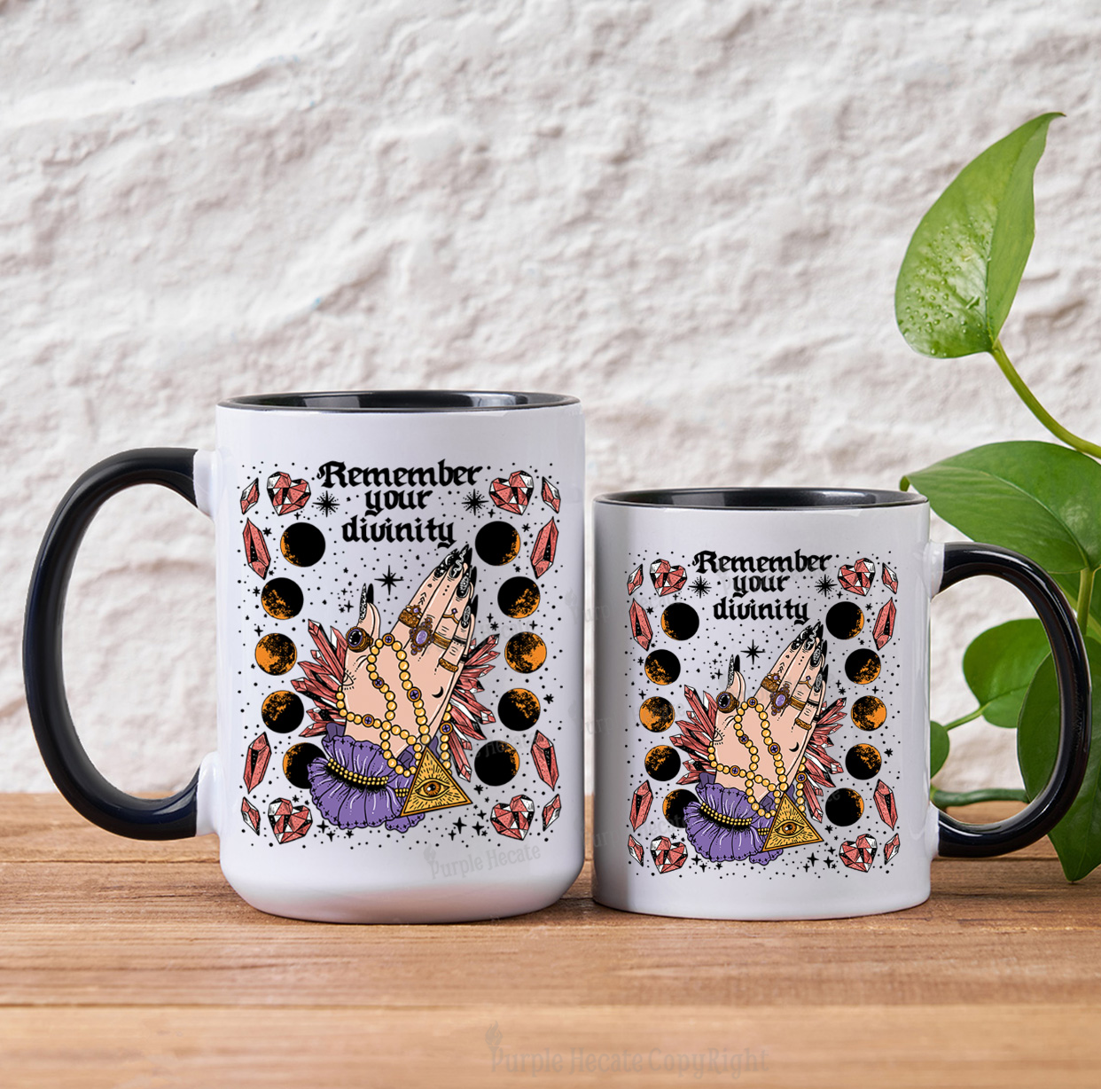 Purplehecate Remember Your Divinity Mug