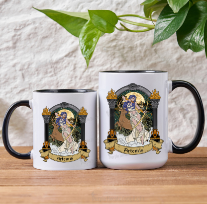 Purplehecate The Huntress Goddess Artemis Mug