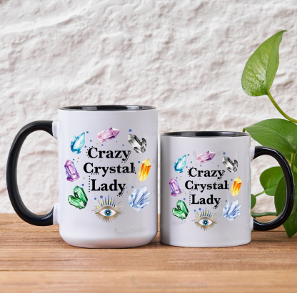 Purplehecate Crazy Crystal Lady Mug