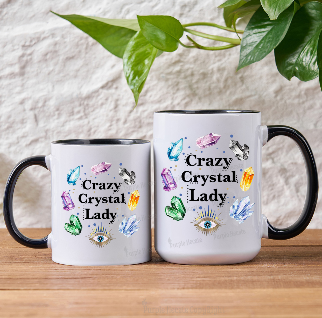 Purplehecate Crazy Crystal Lady Mug
