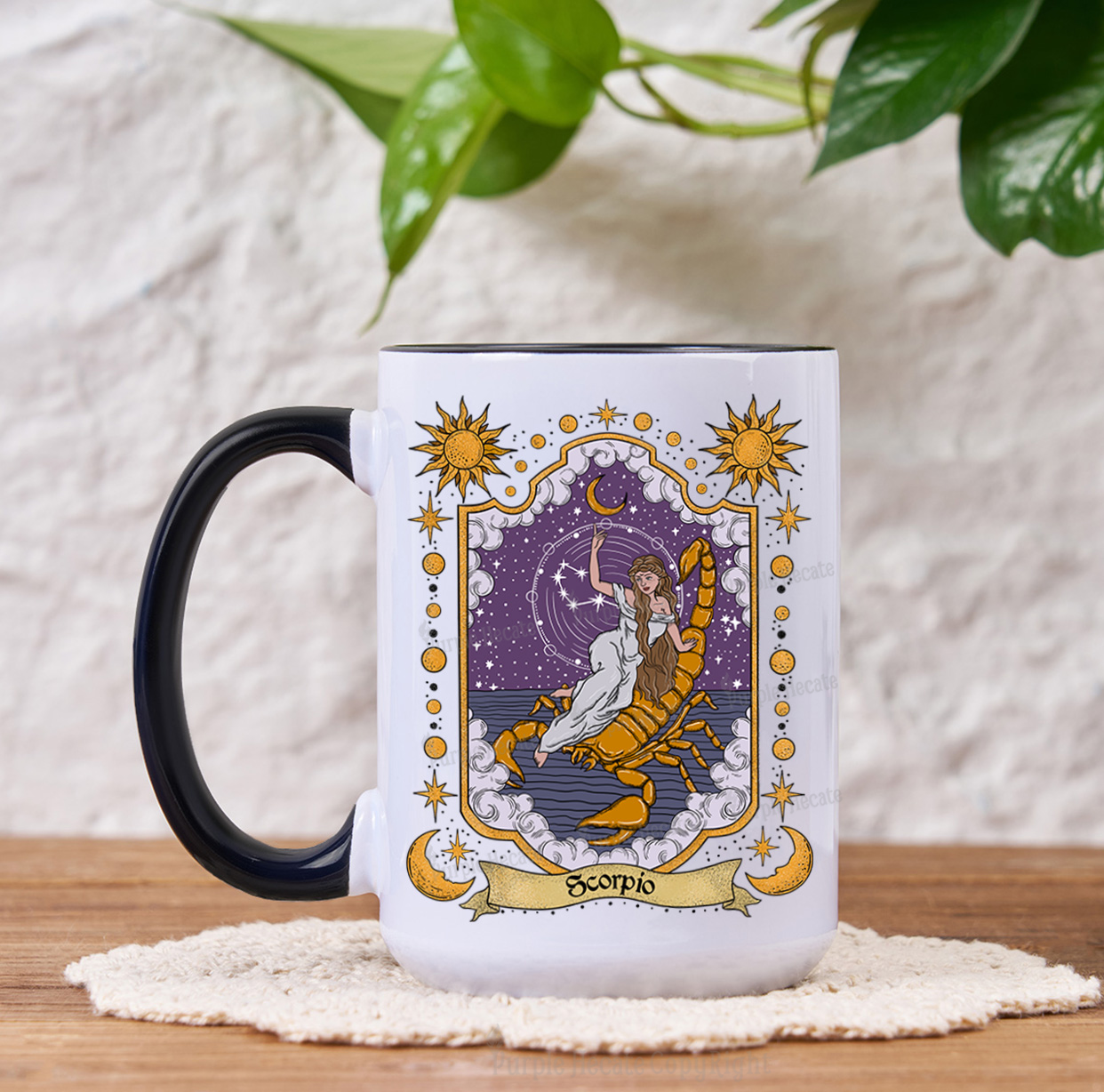 Purplehecate Scorpio Zodiac Mug