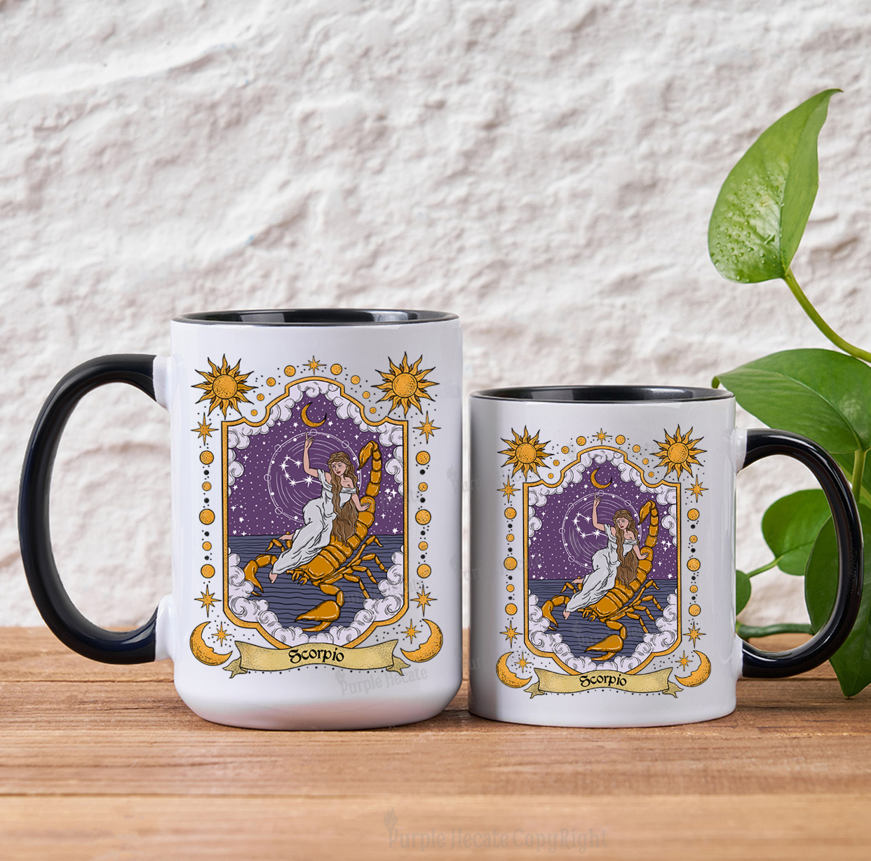 Purplehecate Scorpio Zodiac Mug