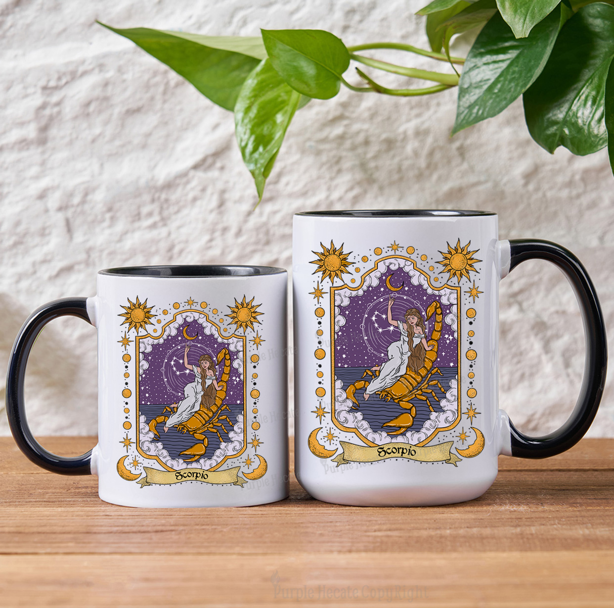 Purplehecate Scorpio Zodiac Mug