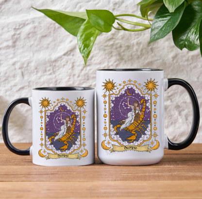 Purplehecate Scorpio Zodiac Mug