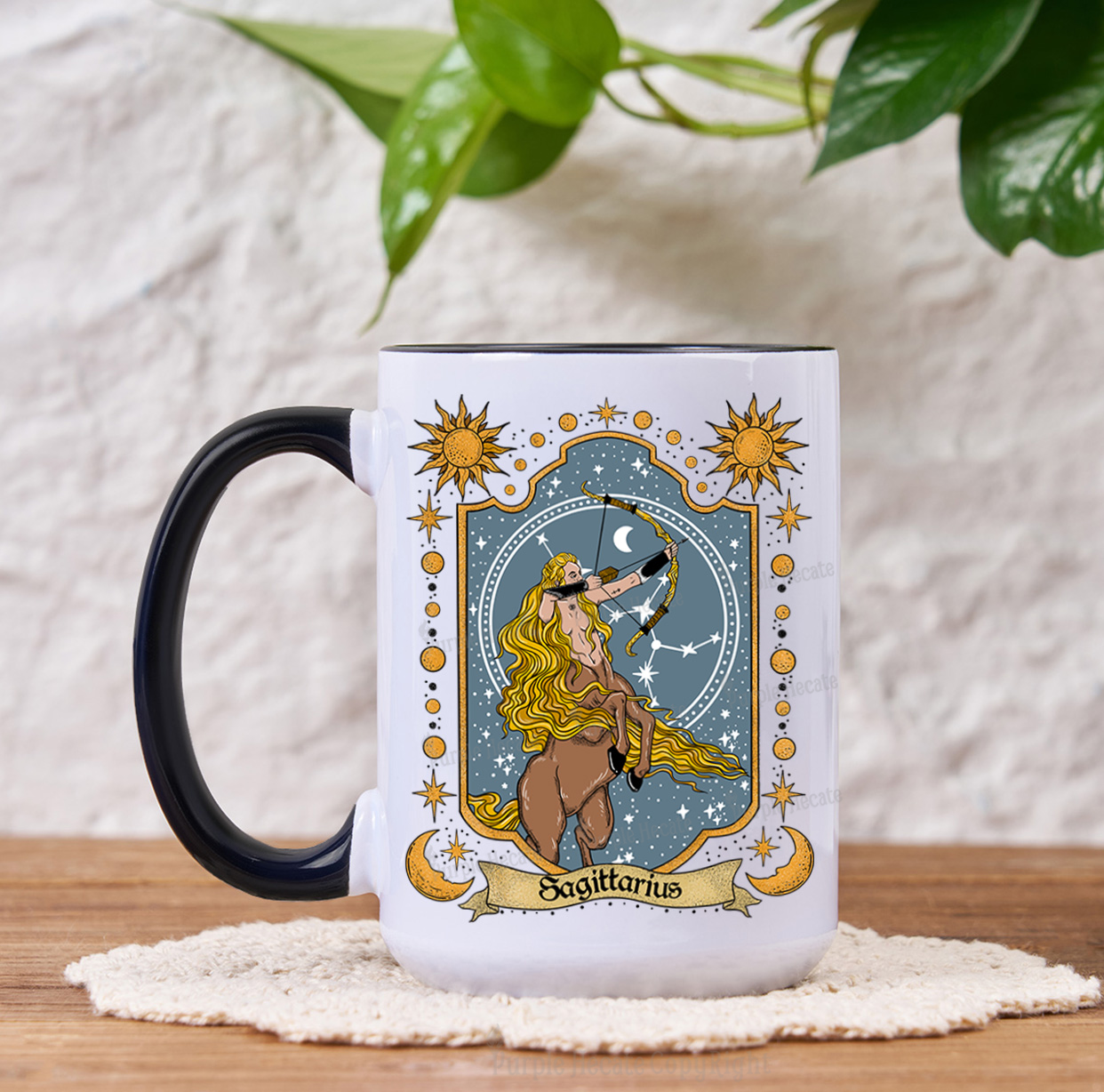 Purplehecate Sagittarius Zodiac Mug