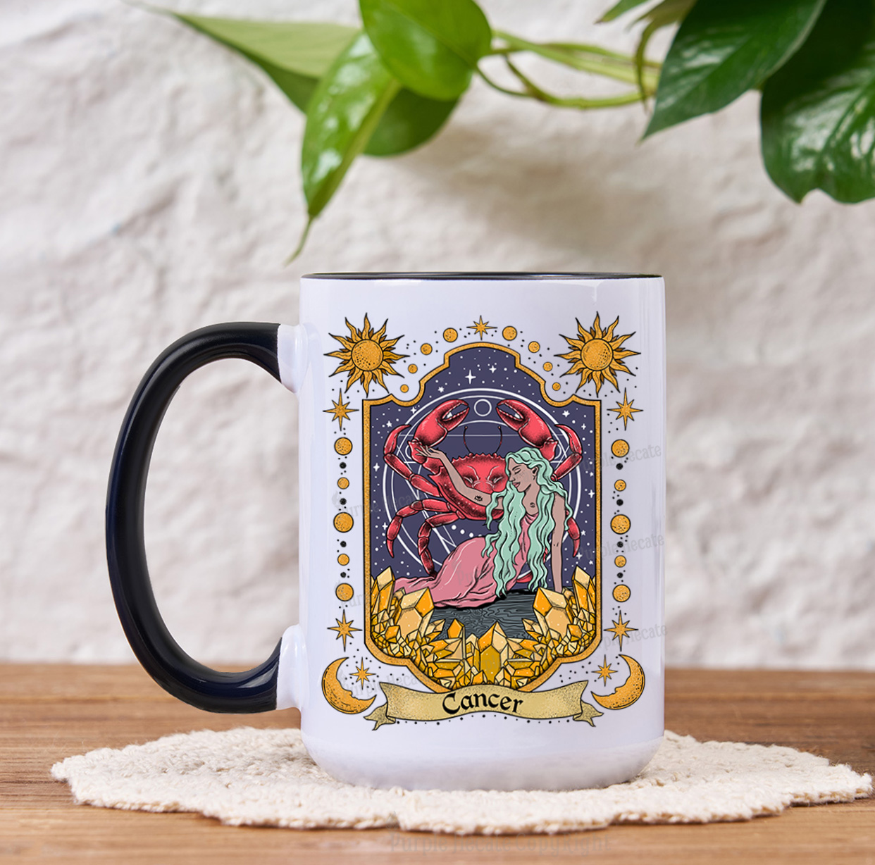 Purplehecate Cancer Zodiac Mug