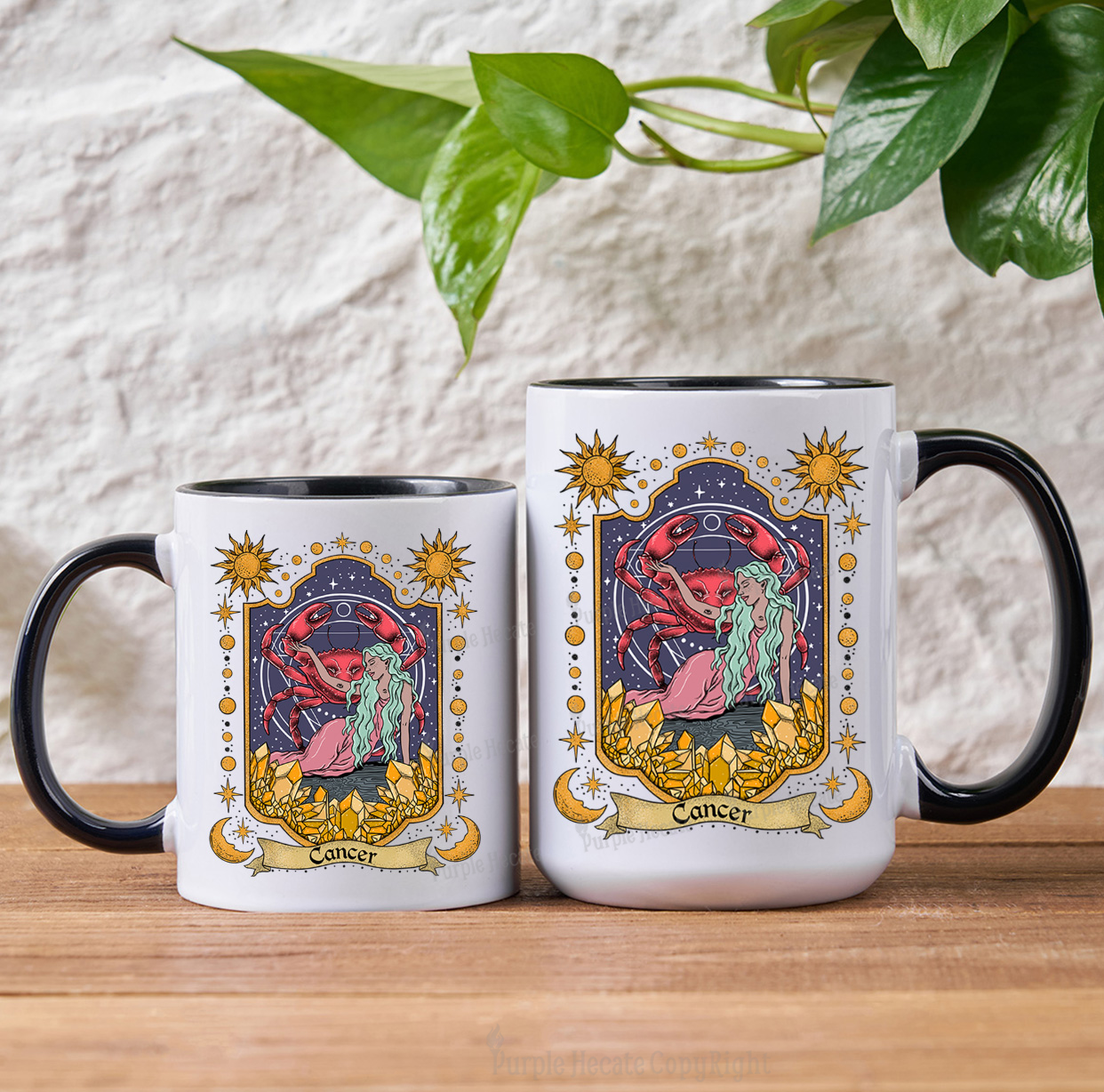 Purplehecate Cancer Zodiac Mug