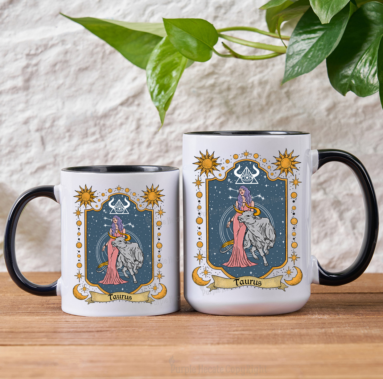 Purplehecate Taurus Zodiac Mug