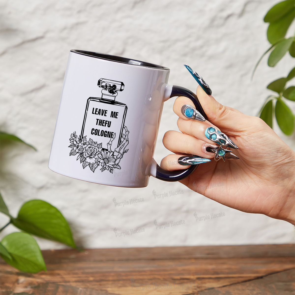 Purplehecate Leave Me The FU Cologne Mug