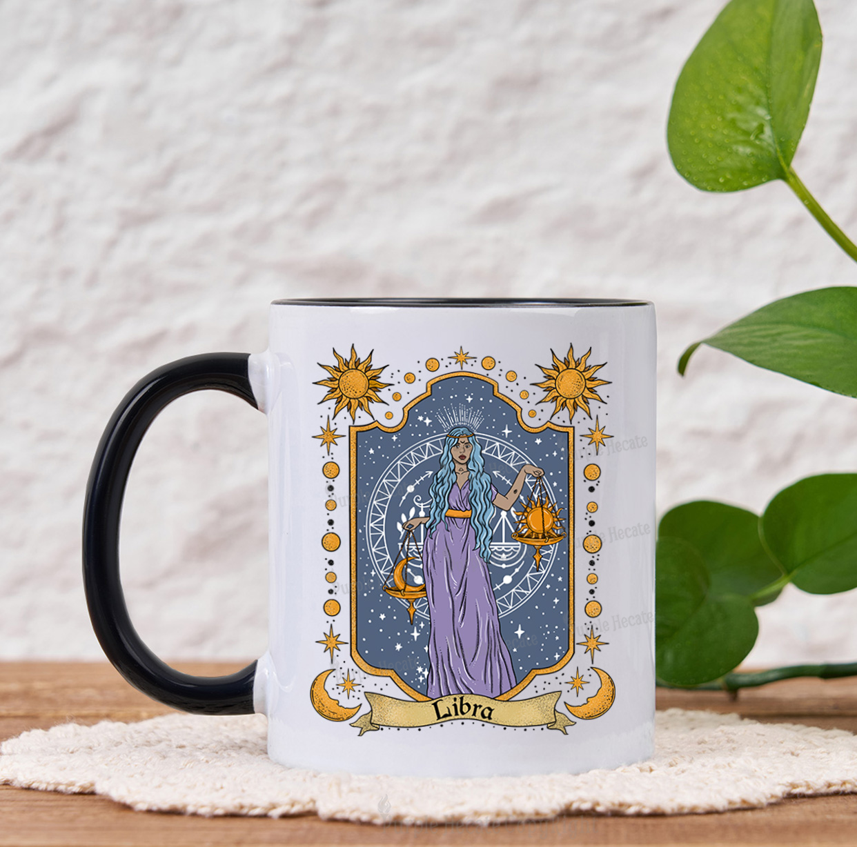 Purplehecate Libra Zodiac Mug