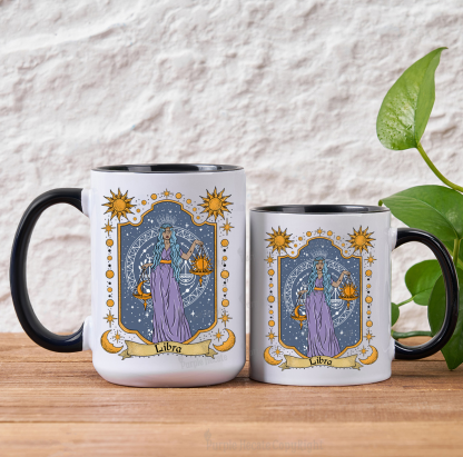 Purplehecate Libra Zodiac Mug