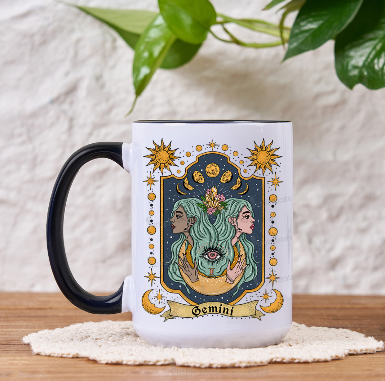 Purplehecate Gemini Zodiac Mug