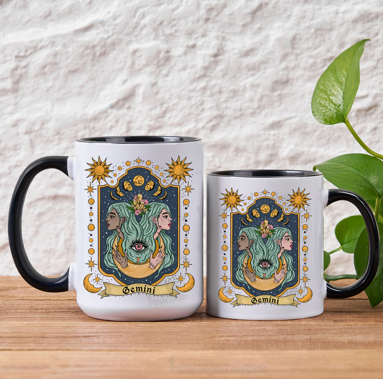 Purplehecate Gemini Zodiac Mug