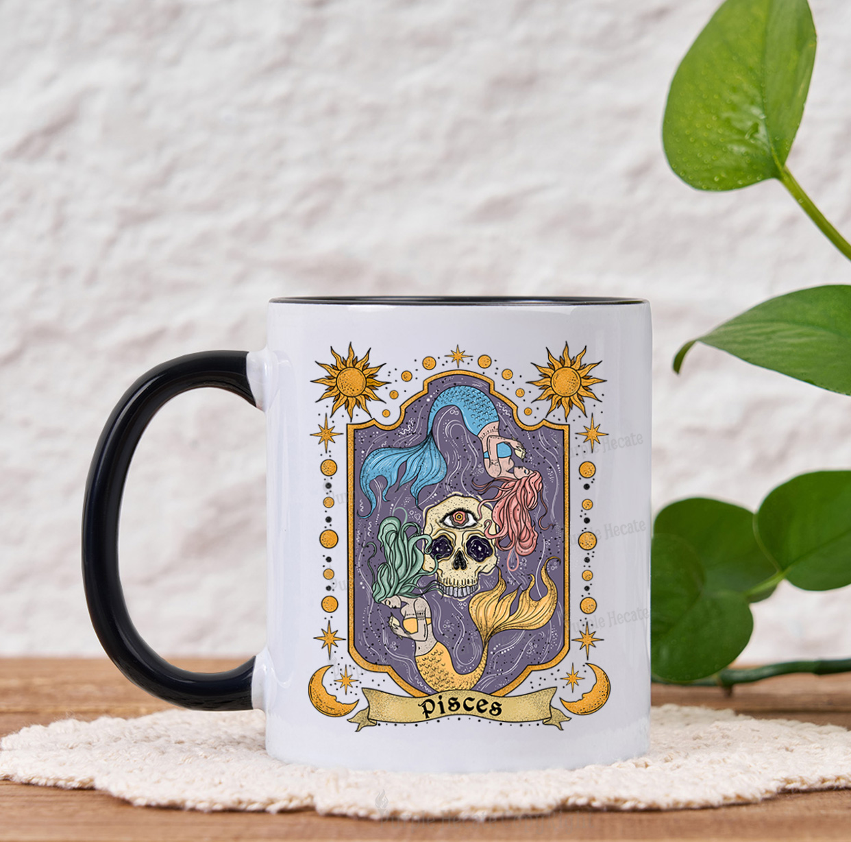 Purplehecate Pisces Zodiac Mug