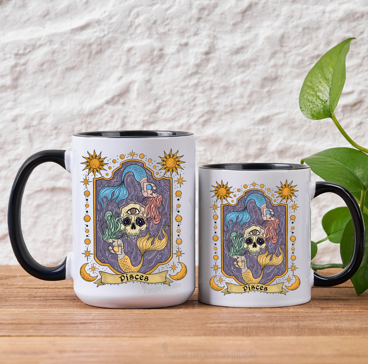 Purplehecate Pisces Zodiac Mug