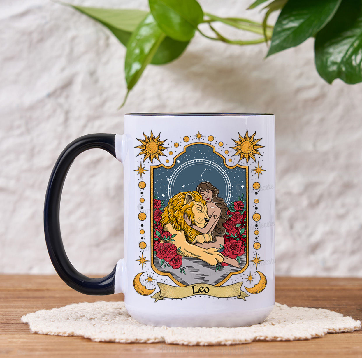Purplehecate Leo Zodiac Mug