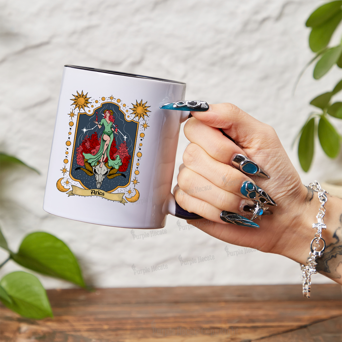 Purplehecate Aries Zodiac Mug