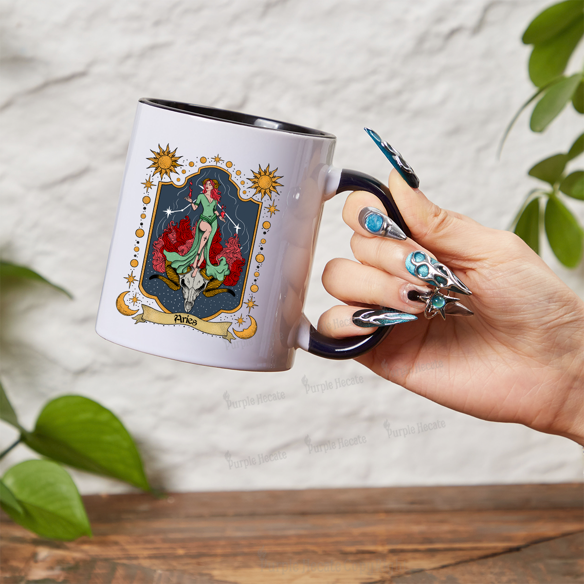 Purplehecate Aries Zodiac Mug