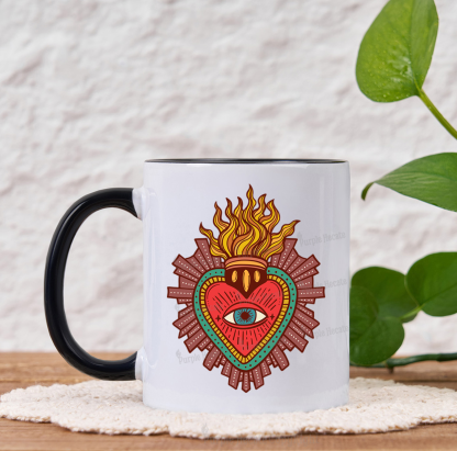 Purplehecate Sacred Heart Mug