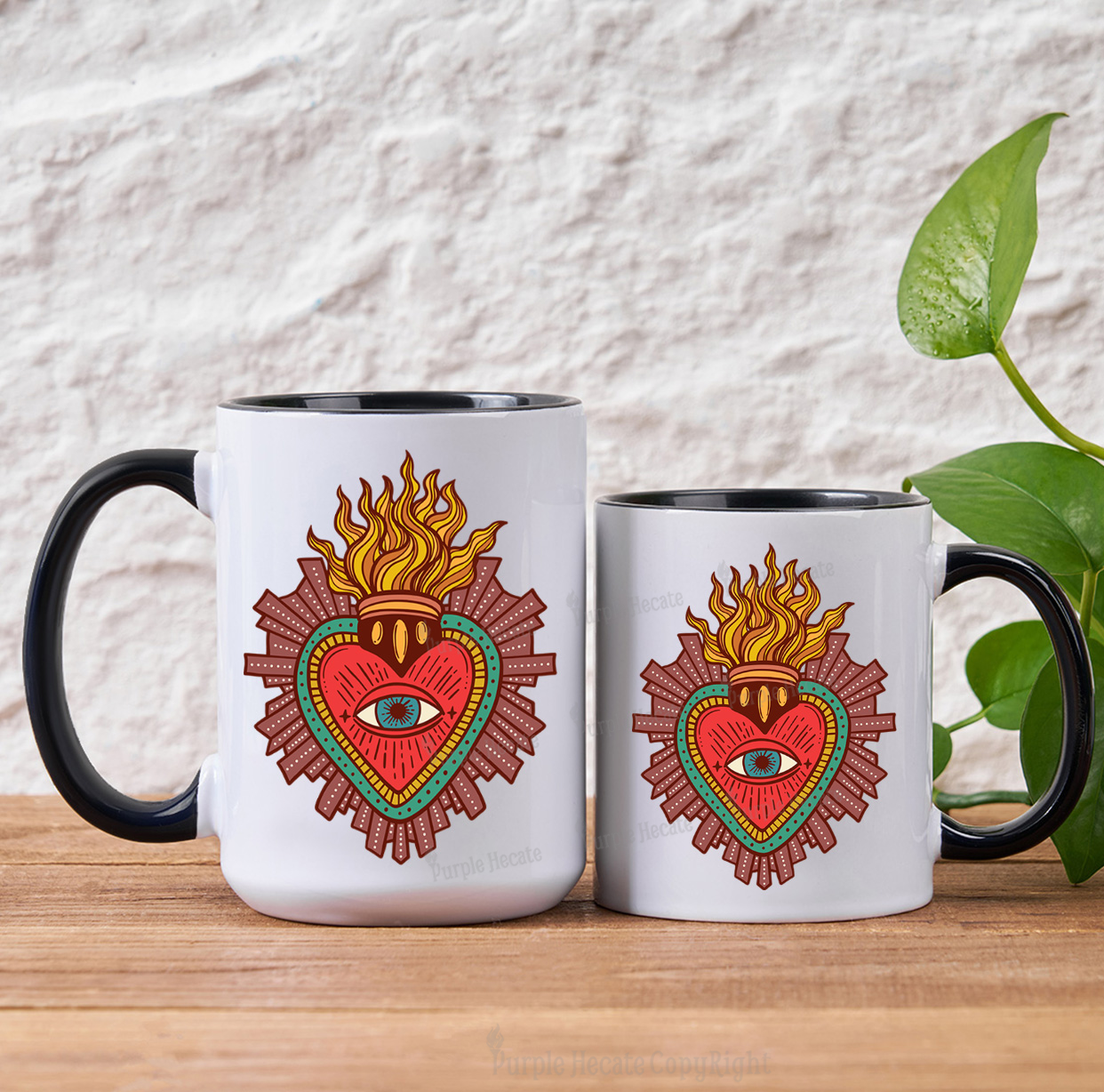 Purplehecate Sacred Heart Mug