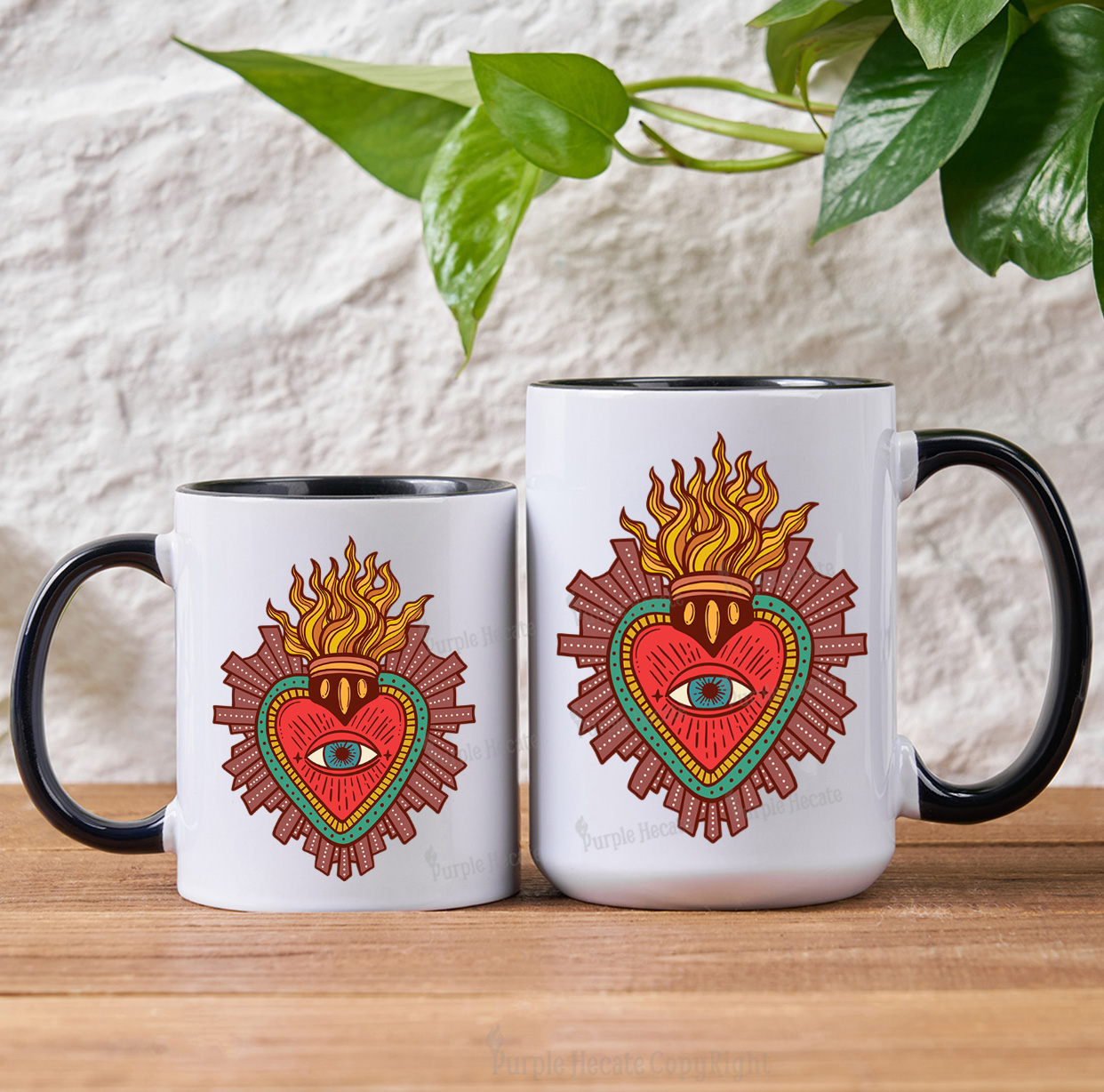 Purplehecate Sacred Heart Mug