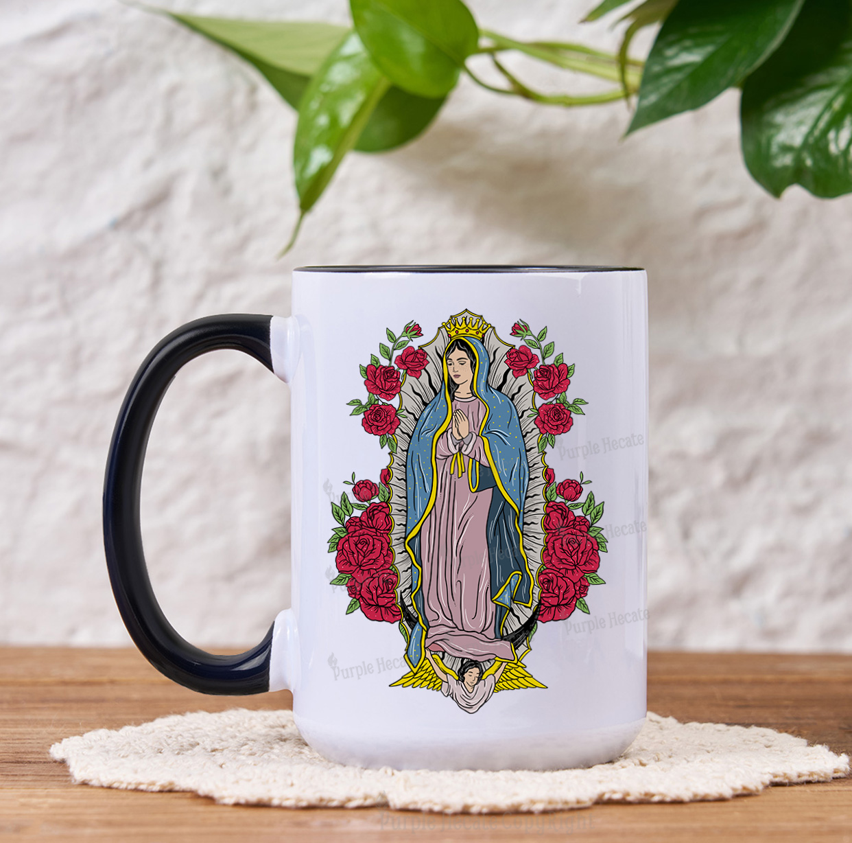 Purplehecate Mother Mary Mug