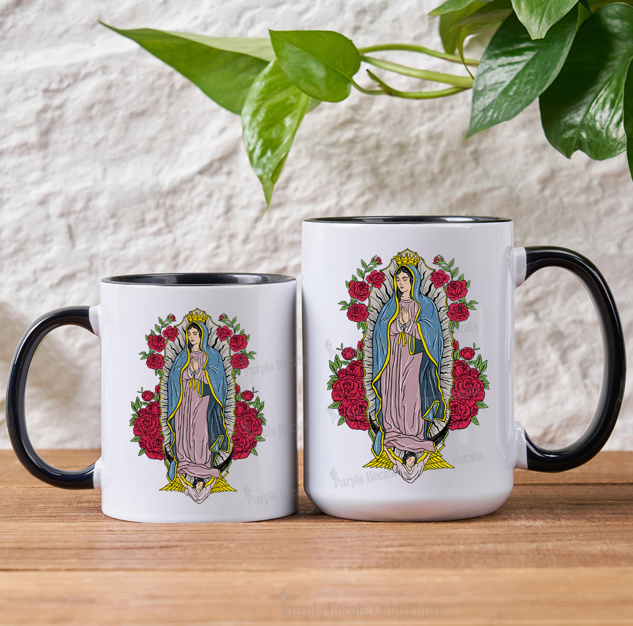 Purplehecate Mother Mary Mug