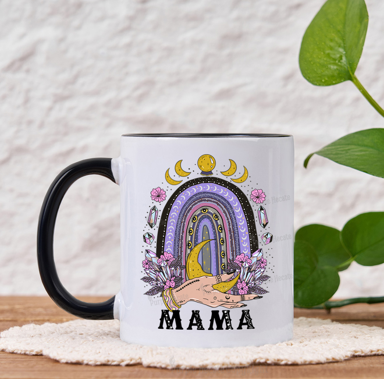 Purplehecate Gothic Mama Rainbow Mug