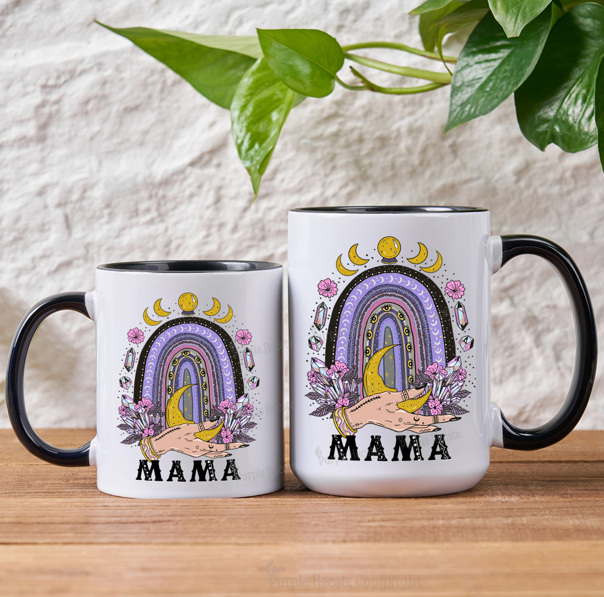 Purplehecate Gothic Mama Rainbow Mug