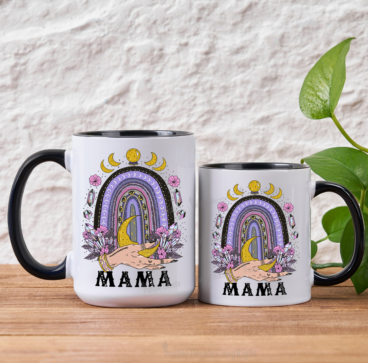 Purplehecate Gothic Mama Rainbow Mug