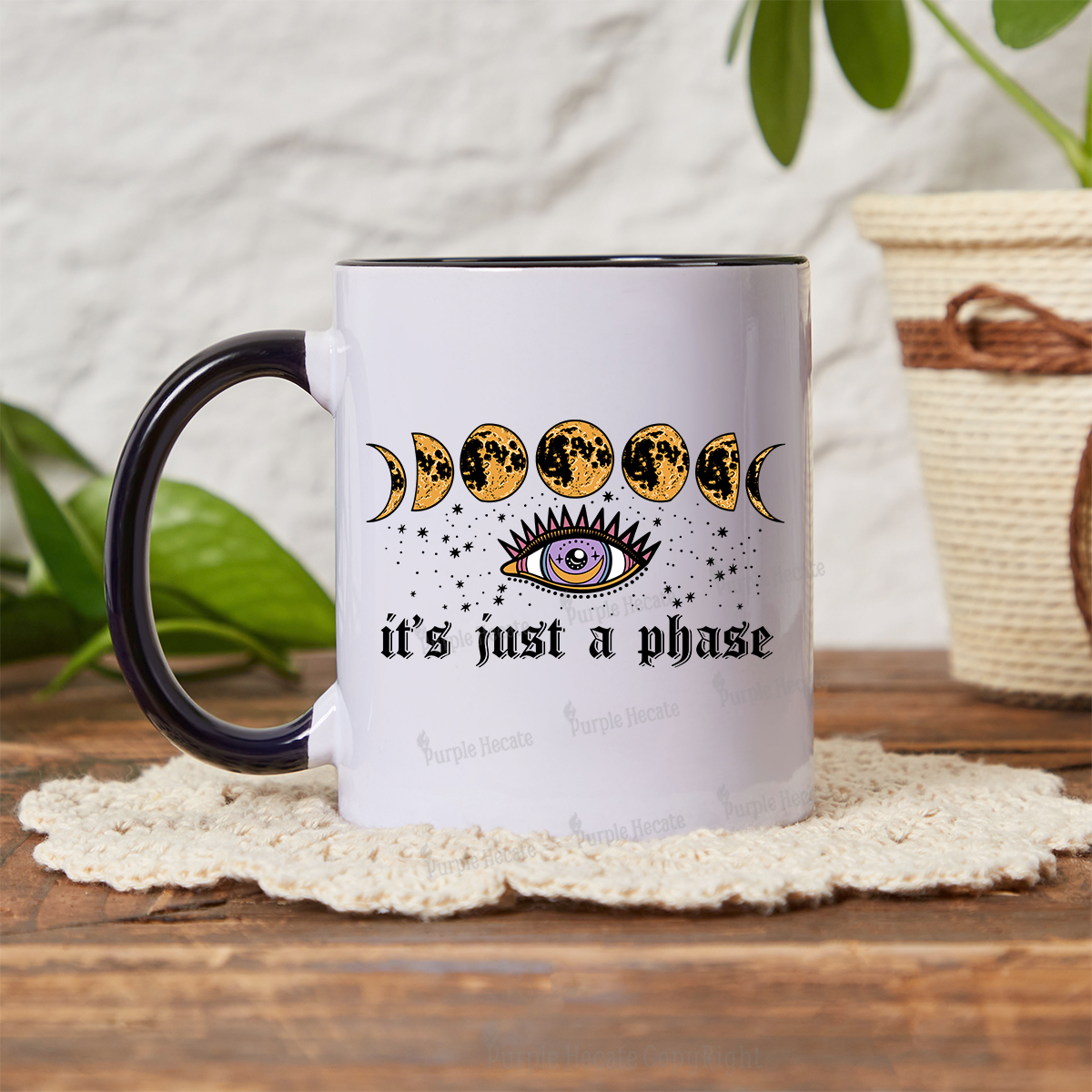 Purplehecate It's Just A Phase Mug
