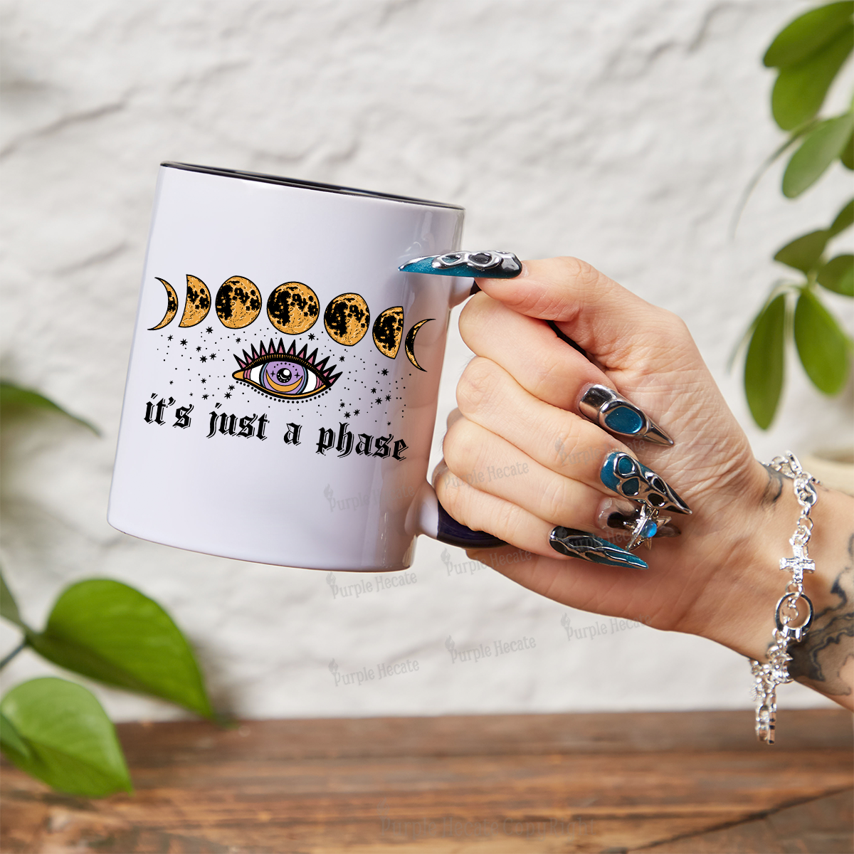Purplehecate It's Just A Phase Mug