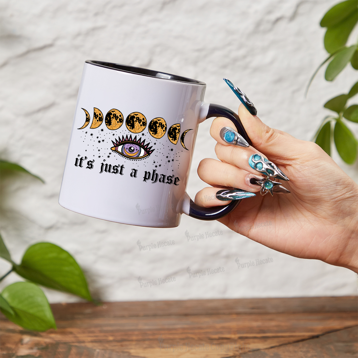 Purplehecate It's Just A Phase Mug