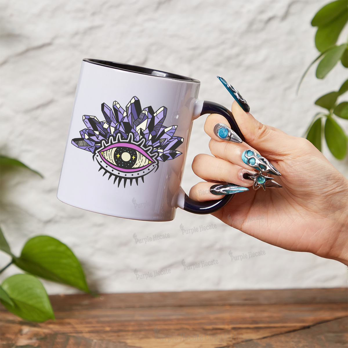 Purplehecate Crystal Eye Mug