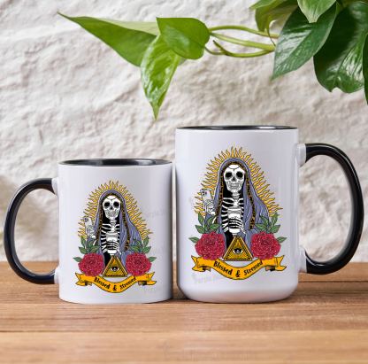 Purplehecate Blessed And Stressed Mug