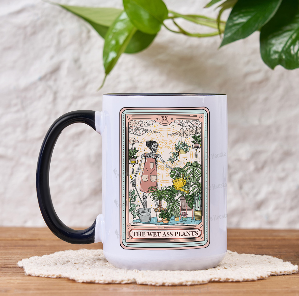 Purplehecate The Wet Ass Plants Tarot Mug