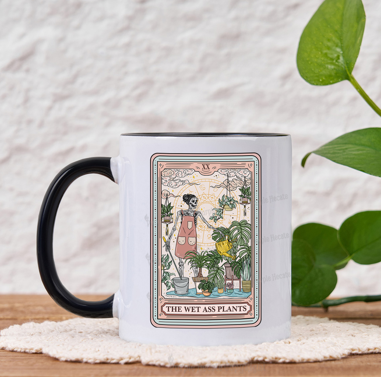 Purplehecate The Wet Ass Plants Tarot Mug