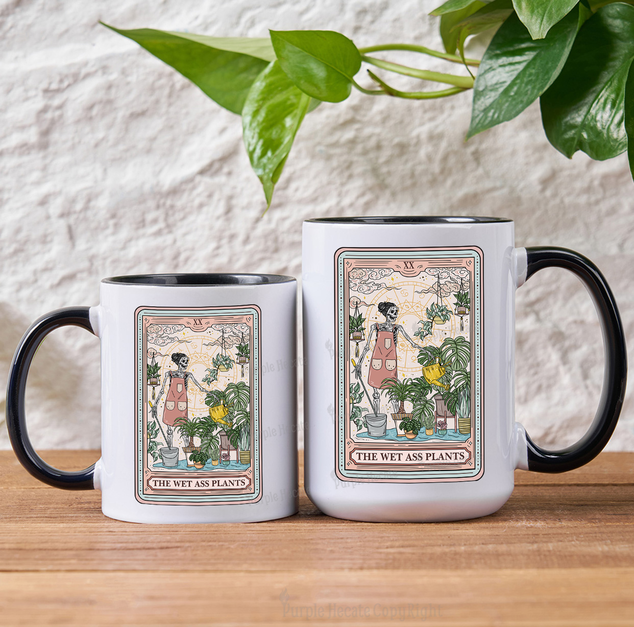 Purplehecate The Wet Ass Plants Tarot Mug