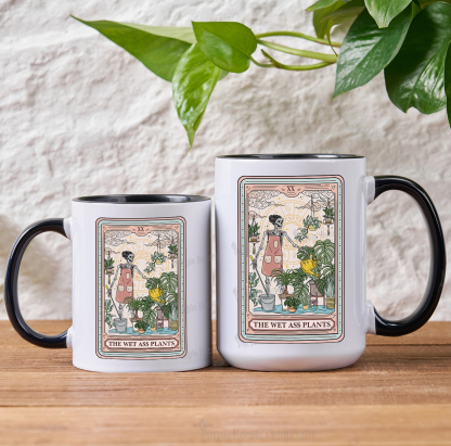 Purplehecate The Wet Ass Plants Tarot Mug