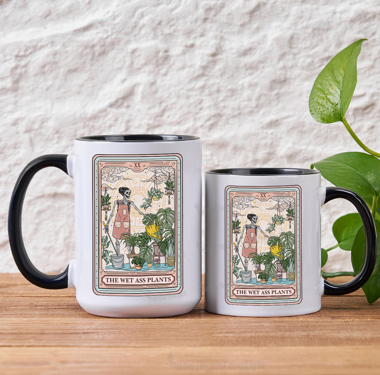 Purplehecate The Wet Ass Plants Tarot Mug