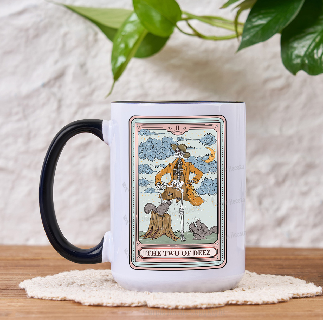 Purplehecate The Two Of Deez Tarot Mug