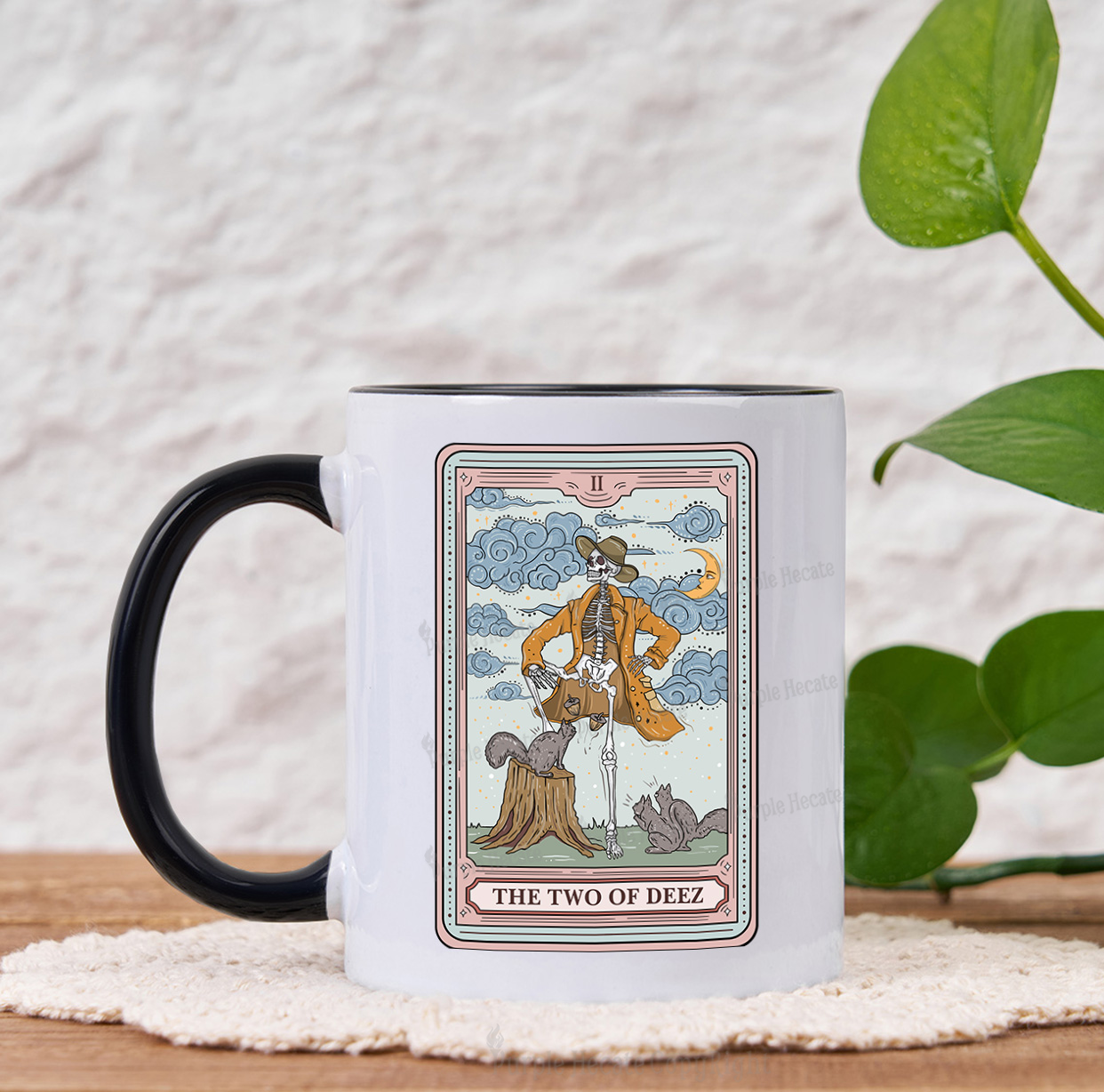 Purplehecate The Two Of Deez Tarot Mug