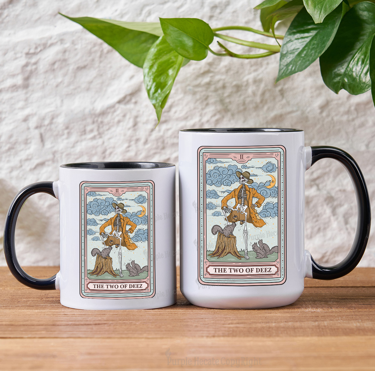 Purplehecate The Two Of Deez Tarot Mug