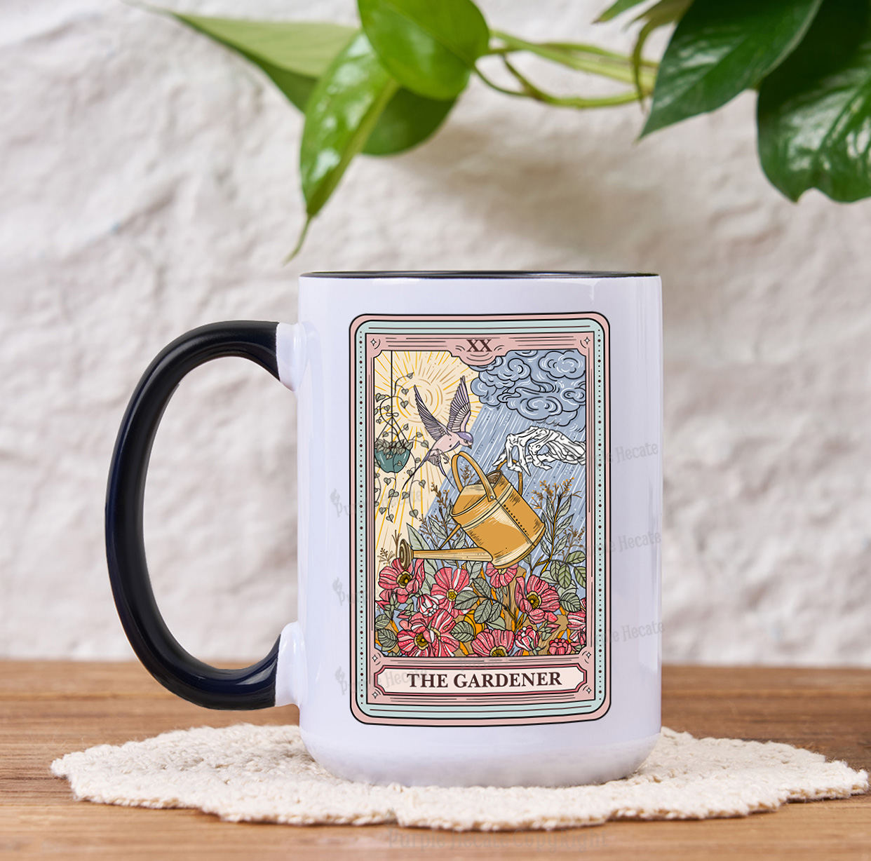 Purplehecate The Gardener Tarot Mug