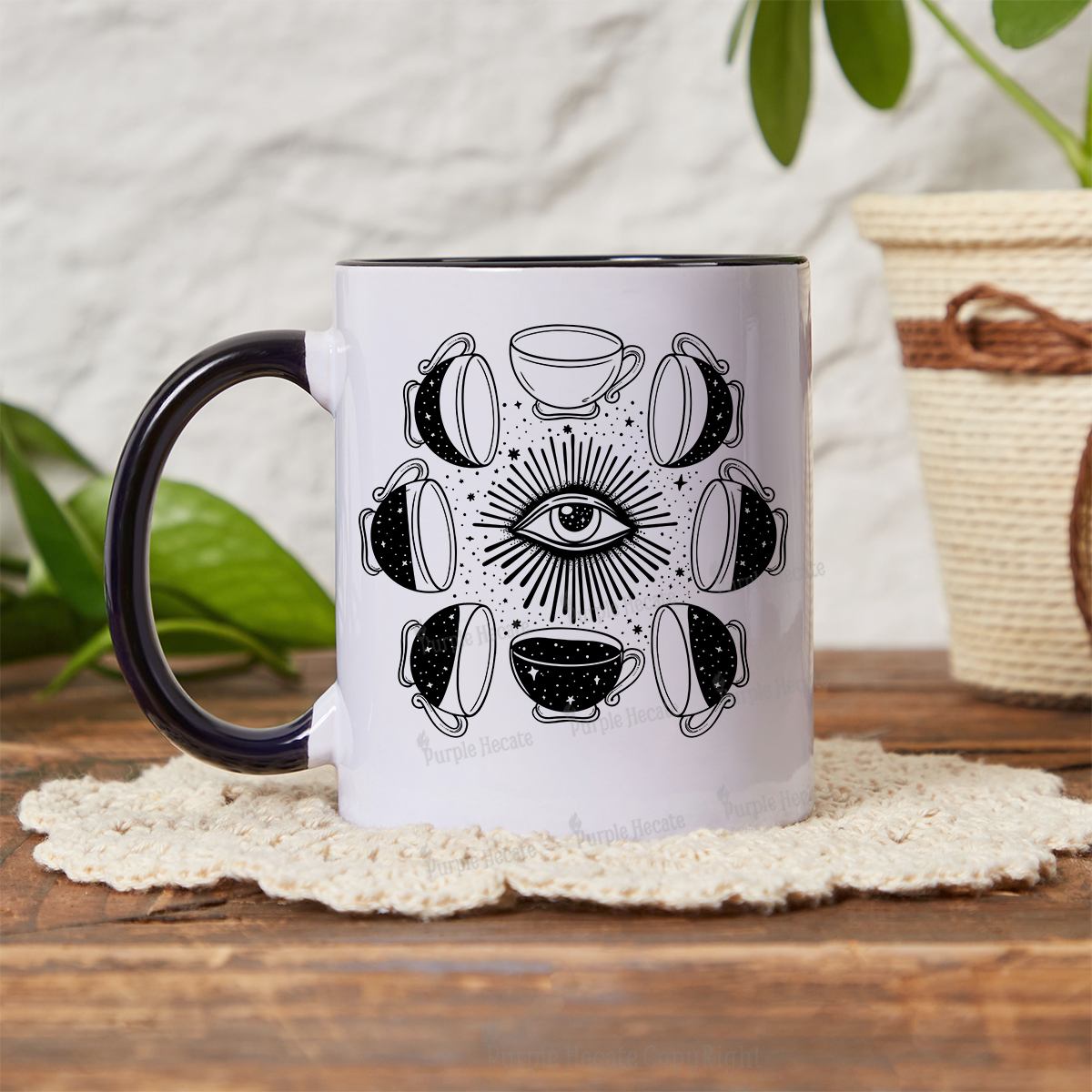 Purplehecate Moon Phase Coffee Mug